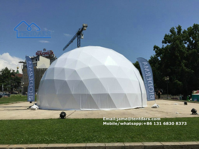geodesic round tent