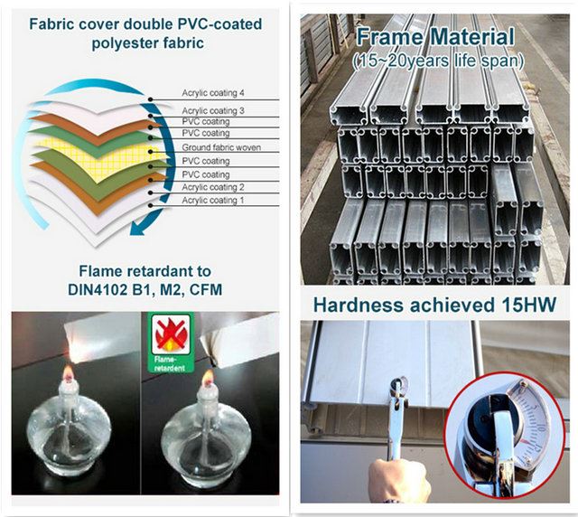 padel court tent material padel court tent material